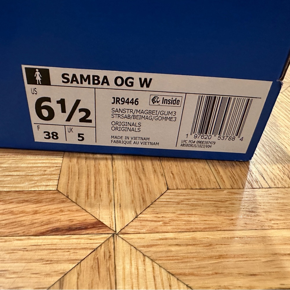NWT Adidas SAMBA OG in Raffia in EU38/W6.5 - Picture 8 of 8